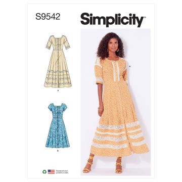 Simplicity patroon 9542 maat 34 t/m 46