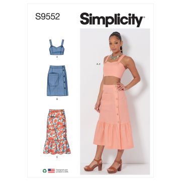 Simplicity patroon 9552 maat 32 t/m 40