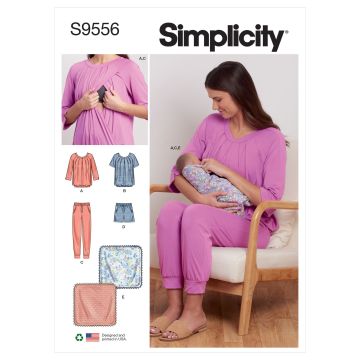 Simplicity patroon 9556 maat 32 t/m 50