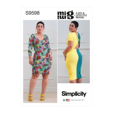 Simplicity patroon 9598 maat 32 t/m 40