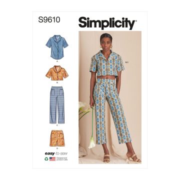 Simplicity patroon 9610 maat 42 t/m 50