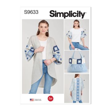 Simplicity patroon 9633 maat 32 t/m 50