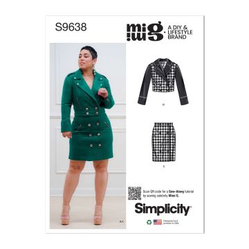 Simplicity patroon 9638 maat 32 t/m 40