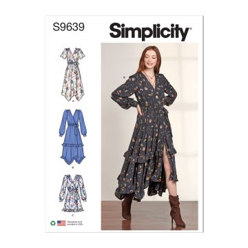 Simplicity patroon 9639 maat 32 t/m 40
