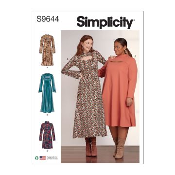 Simplicity patroon 9644 maat 36 t/m 44