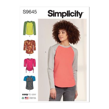 Simplicity patroon 9645 maat 32 t/m 52