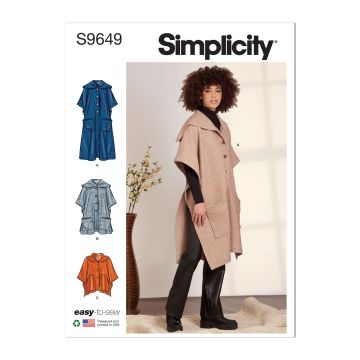 Simplicity patroon 9649 maat 32 t/m 52