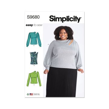 Simplicity patroon 9680 maat 46 t/m 54