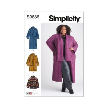 Simplicity patroon 9686 maat 46 t/m 54