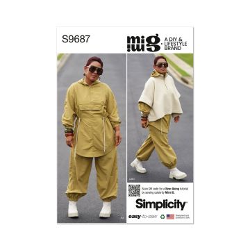 Simplicity patroon 9687 maat 34 t/m 42