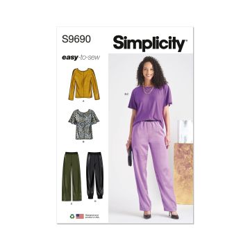 Simplicity patroon 9690 maat 34 t/m 42
