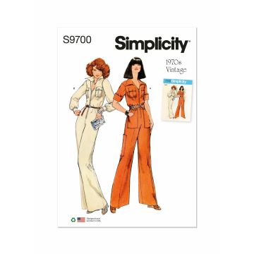 Simplicity patroon 9700 maat 44 t/m 52