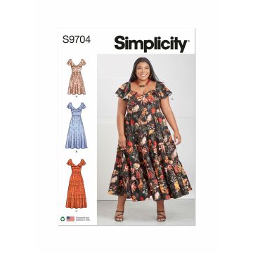 Simplicity patroon 9704 maat 46 t/m 54