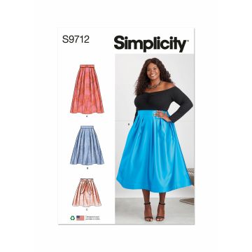 Simplicity patroon 9712 maat 46 t/m 54