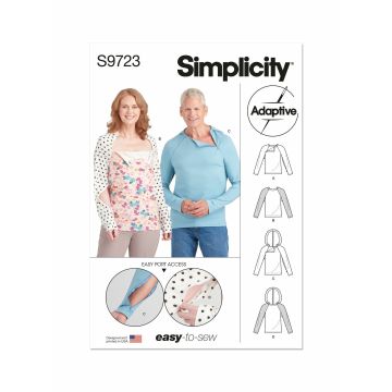 Simplicity patroon 9723 maat 30 t/m 46
