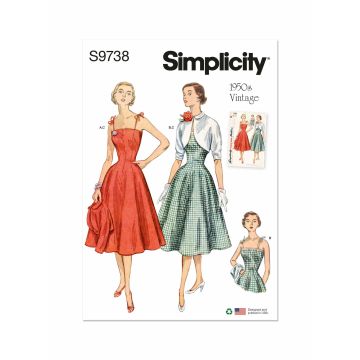 Simplicity patroon 9738 maat 32 t/m 40