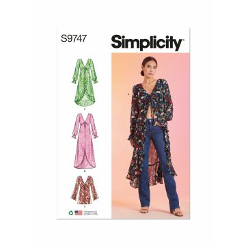 Simplicity patroon 9747 maat 44 t/m 52