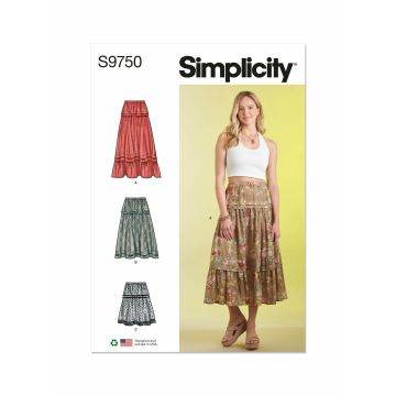 Simplicity patroon 9750 maat 44 t/m 52