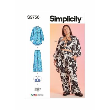 Simplicity patroon 9756 maat 32 t/m 38