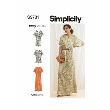 Simplicity patroon 9781 maat 34 t/m 42