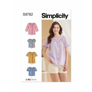 Simplicity patroon 9782 maat 44 t/m 52