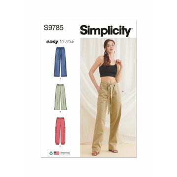 Simplicity patroon 9785 maat 34 t/m 42