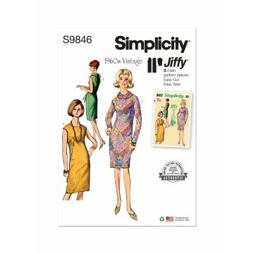 Simplicity patroon 9846 maat 44 t/m 52
