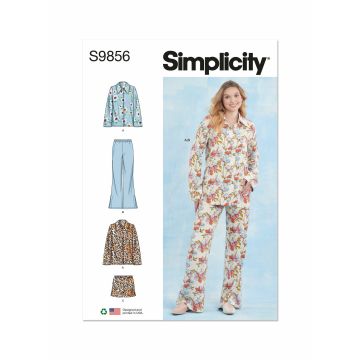 Simplicity patroon 9856 maat 32 t/m 52