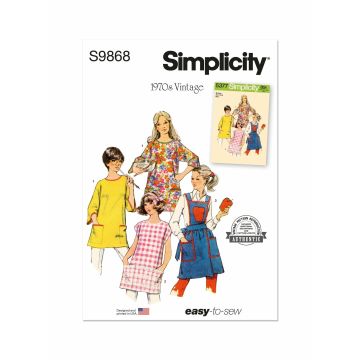 Simplicity patroon 9868 maat 36 t/m 50