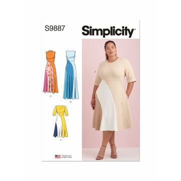 Simplicity patroon 9887 maat 48 t/m 56