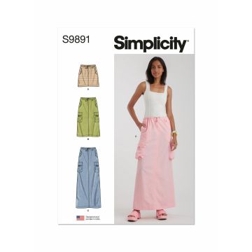 Simplicity patroon 9891 maat 36 t/m 44