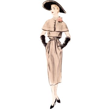 Vogue naaipatroon 1964 maat 44 t/m 52