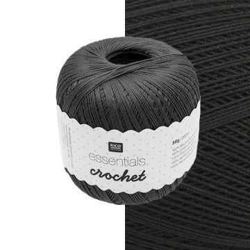 Rico Essentials Crochet Zwart #012