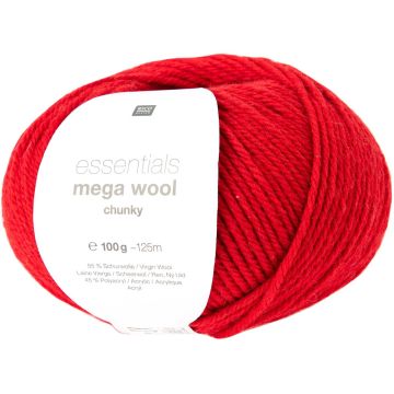 Rico Essentials Mega Wool Chuncky Rood #009