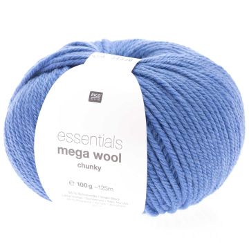 Rico Essentials Mega Wool Chuncky Azure blauw #019