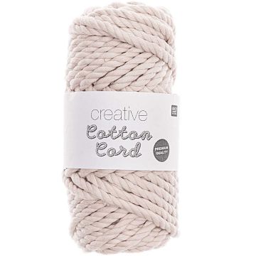 Rico Creative Cotton Cord Ecru Natuur #001