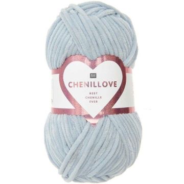 Rico Creative Chenillove lichtblauw #010