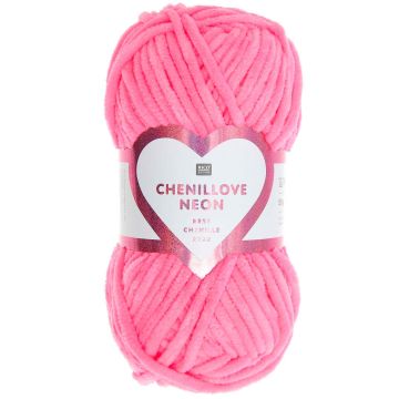 Rico Creative Chenillove neon roze
