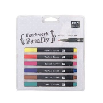 Textile Liner Set Patchwork Fashion (6st)