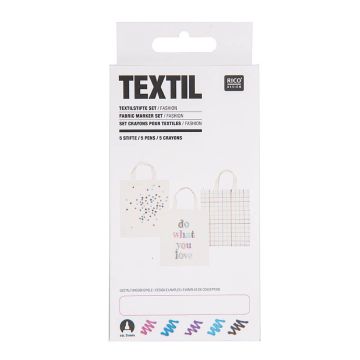 Textile Marker Set Fashion (5st)