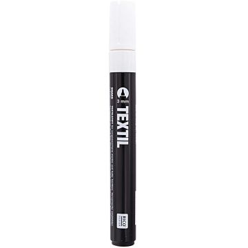 Textile Marker Dark Fabric White