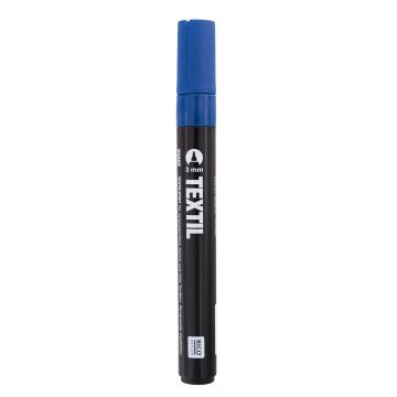 Textile Marker Dark Fabric Blue