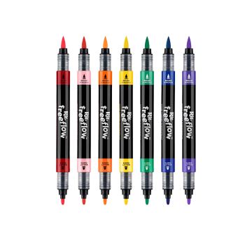 Stiften set 7 stuks Rit FreeFlow Marker Primary Colors