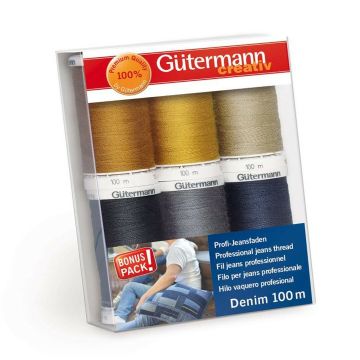 Gütermann Jeans Garen set 6 x 100m