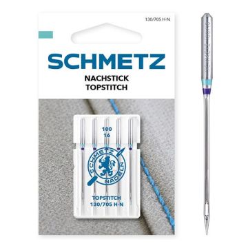 Naaimachinenaalden topstitch dikte 100