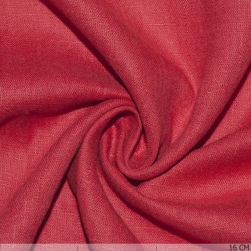 Q-Linnen Nature Rose Rood