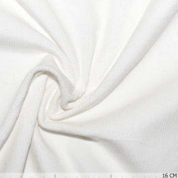 Stretch uni Baby-Cord Off-White