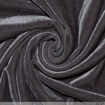 Plain Fluweel Dark Braun