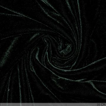 Plain Fluweel Deep Green