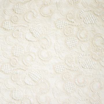 Broderie Voile de Luxe Flower Ecru